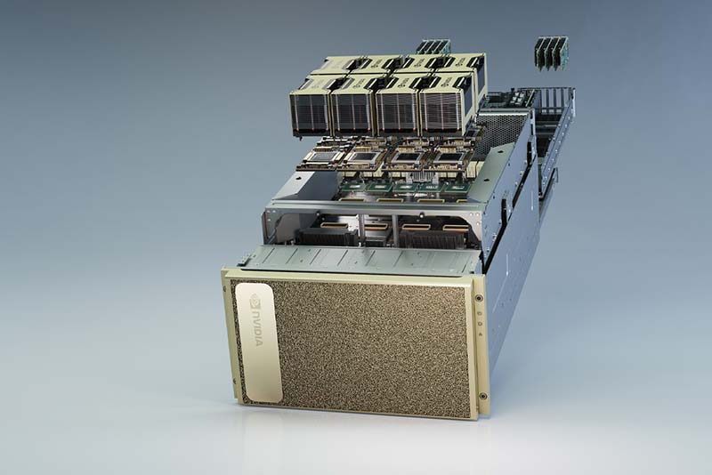 NVIDIA DGX A100 exploded view